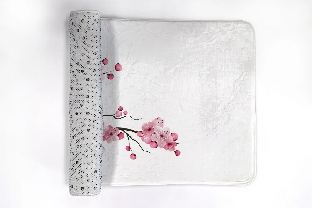 Dywanik łazienkowy antypoślizgowy Dywanik łazienkowy antypoślizgowy Kwiaty Wiśni Japoński