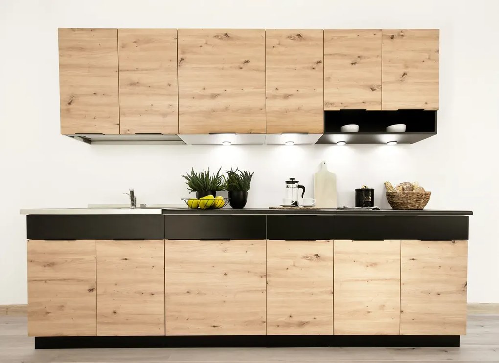 Komplet mebli kuchennych 260 cm H4-H79