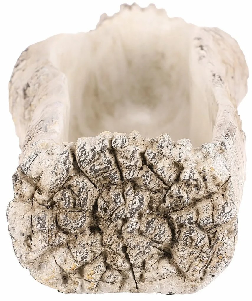 Osłonka na kwiaty - skrzynka, imitacja brzozy, 32 x 12 x 8 cm, 32 cm