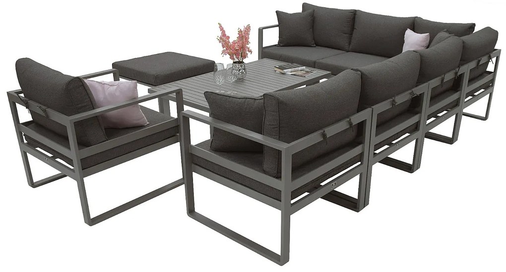 Zestaw aluminiowy dla 8 osób TITANIUM