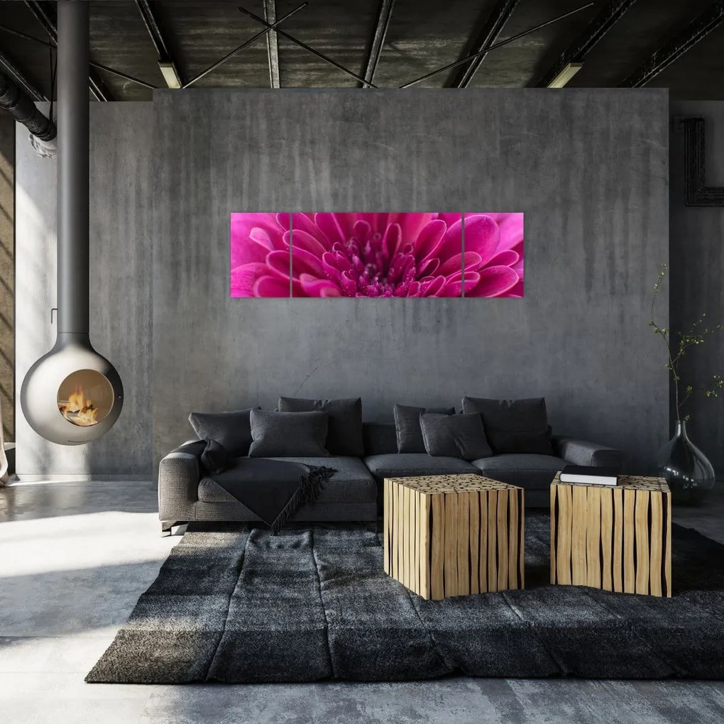 Obraz kwiatu (170x50 cm)