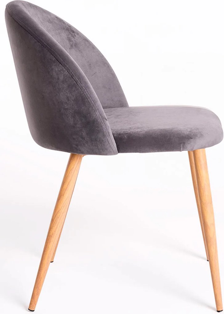 Zestaw 4 Krzese Vint Aksamitne