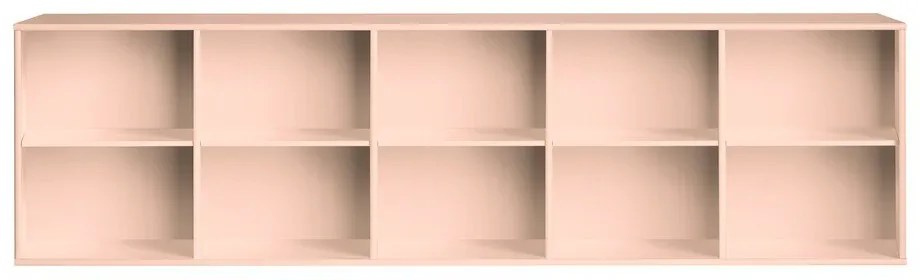 Jasnoróżowy regał wiszący 220x61x42 cm Mistral – Hammel Furniture