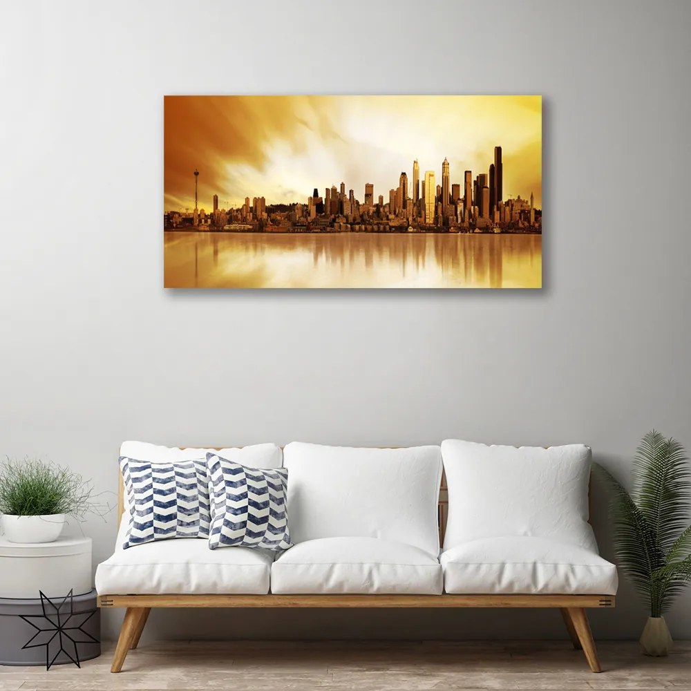 Obraz canvas na ścianę Perspektywa Nowoczesnej Ulicy