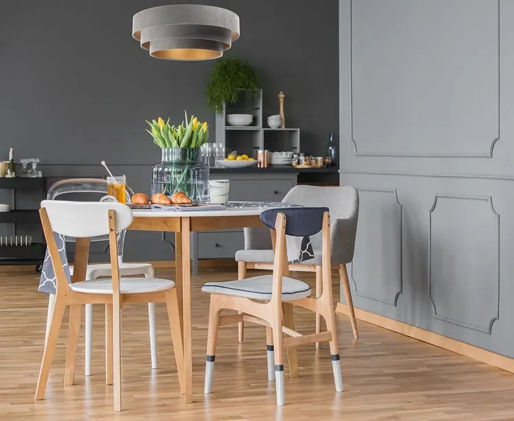Szaro-złota lampa wisząca glamour - S439 S7-P83
