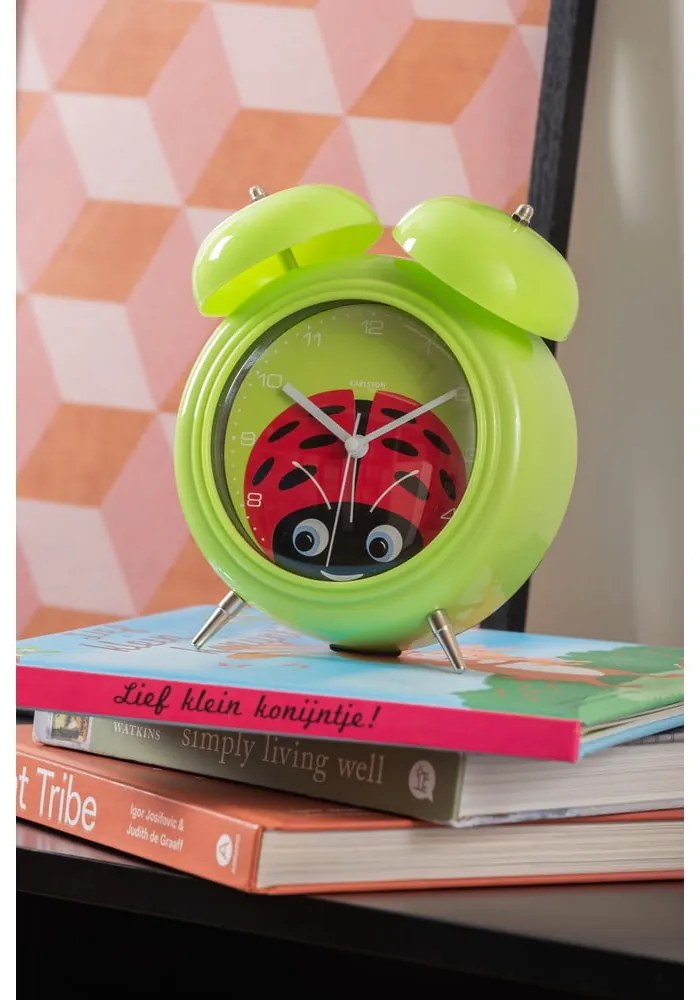 Budzik dla dzieci ø 15 cm Peekaboo Ladybug – Karlsson