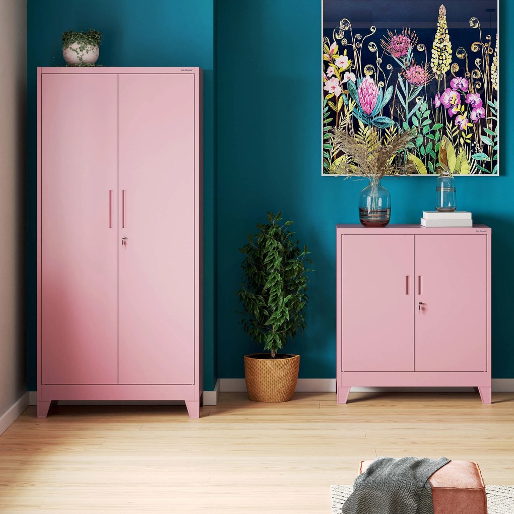 Nóżki do szafy, zestaw 4 szt. pudrowy róż