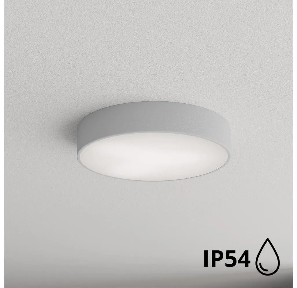 Brilagi - Plafon łazienkowy CLARE 3xE27/24W/230V śr. 40 cm IP54 szary