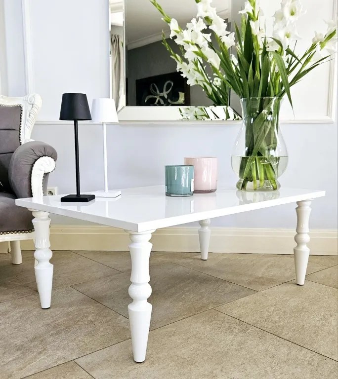 Stolik kawowy, biały