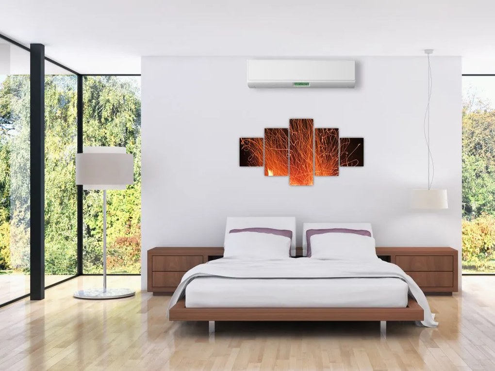 Obraz ognia (125x70 cm)