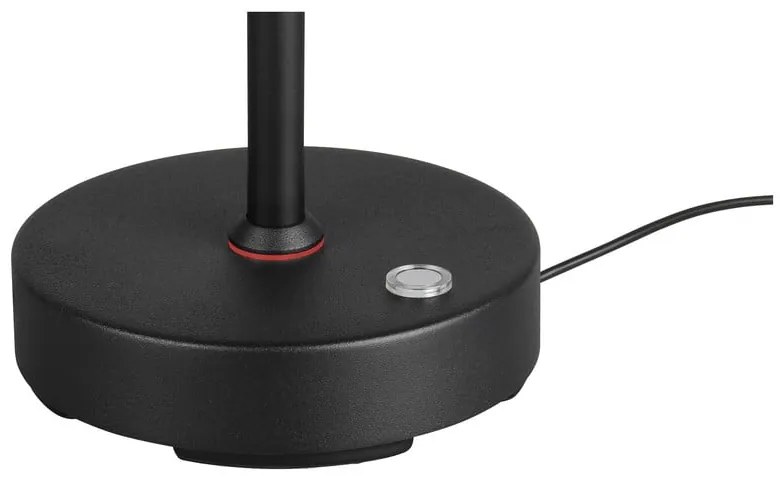 Czarna lampa stołowa LED (wysokość 45 cm) Moreno – Reality