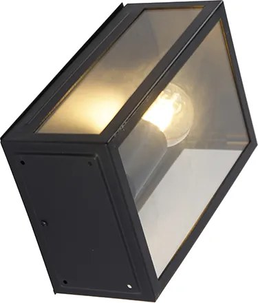 Inteligentna lampa ścienna zewnętrzna czarna 25,5 cm z WiFi A60 IP44 - Rotterdam