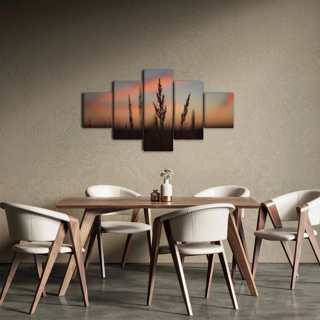 Obraz - Sylwetka rośliny (125x70 cm)