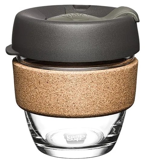 Czarno-brązowy kubek podróżny 227 ml Brew Cork Nitro S – KeepCup