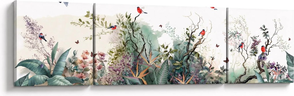 Obraz - Naturalny krajobraz, akwarela (170x50 cm)