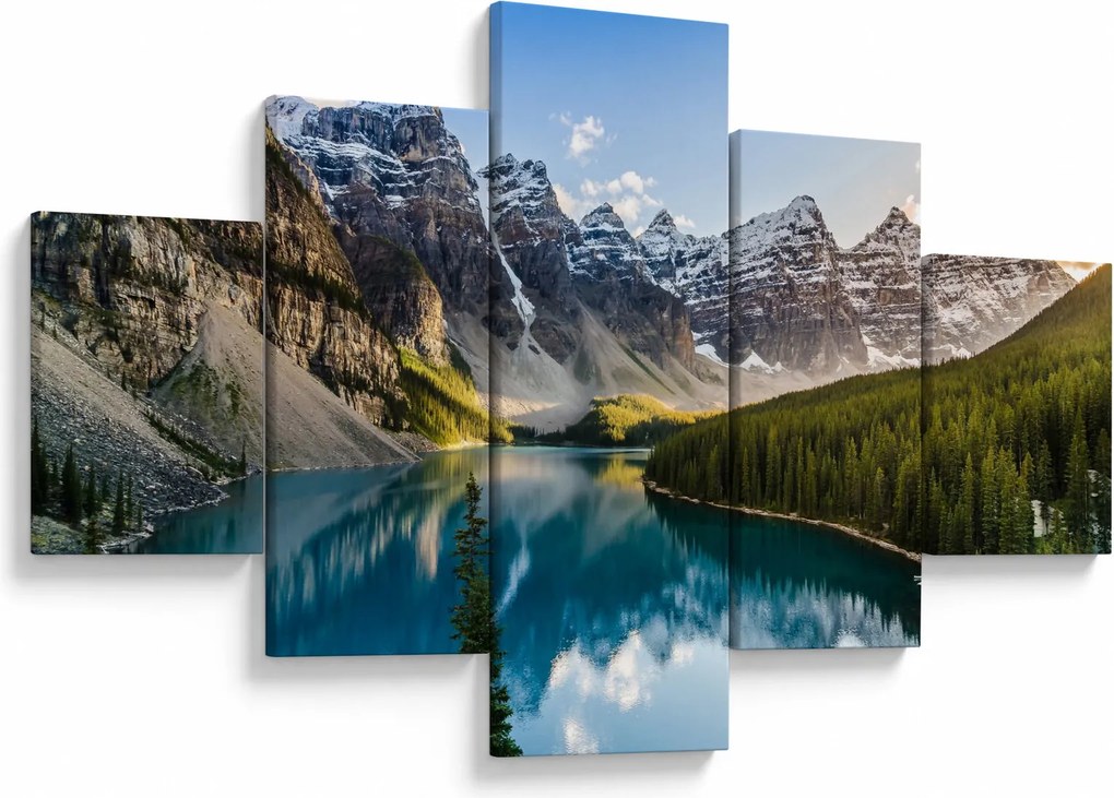 Obraz - Kanada, Park Narodowy Banff, Jezioro Moraine (125x70 cm)