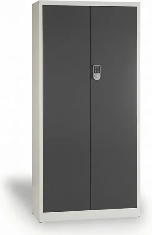 Szafa biurowa z zamkiem szyfrowym 1850 x 900 x 400 mm, grafitowy