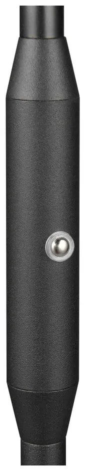 Czarna lampa stojąca LED (wysokość 160 cm) Moreno – Reality