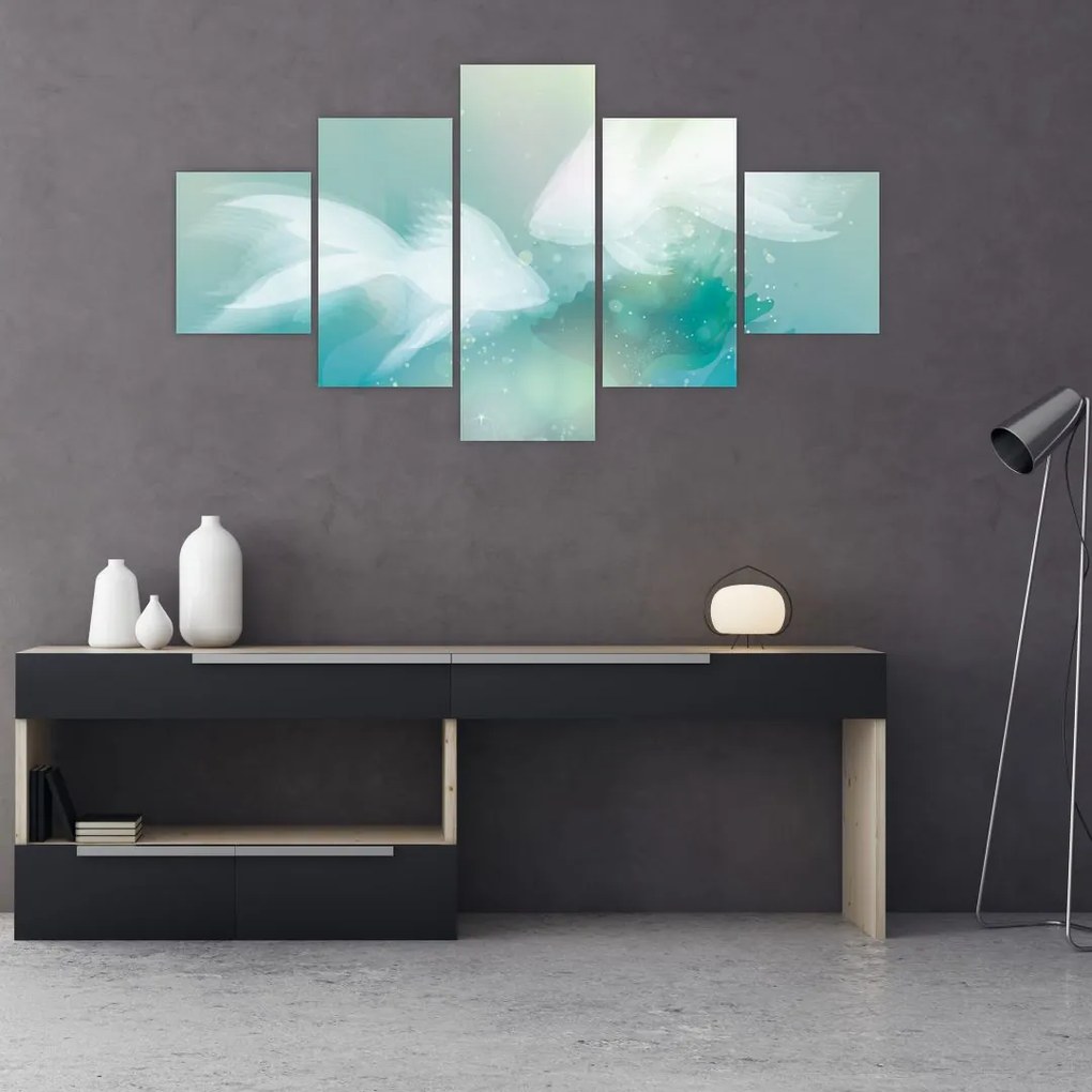 Obraz - Rybki (125x70 cm)
