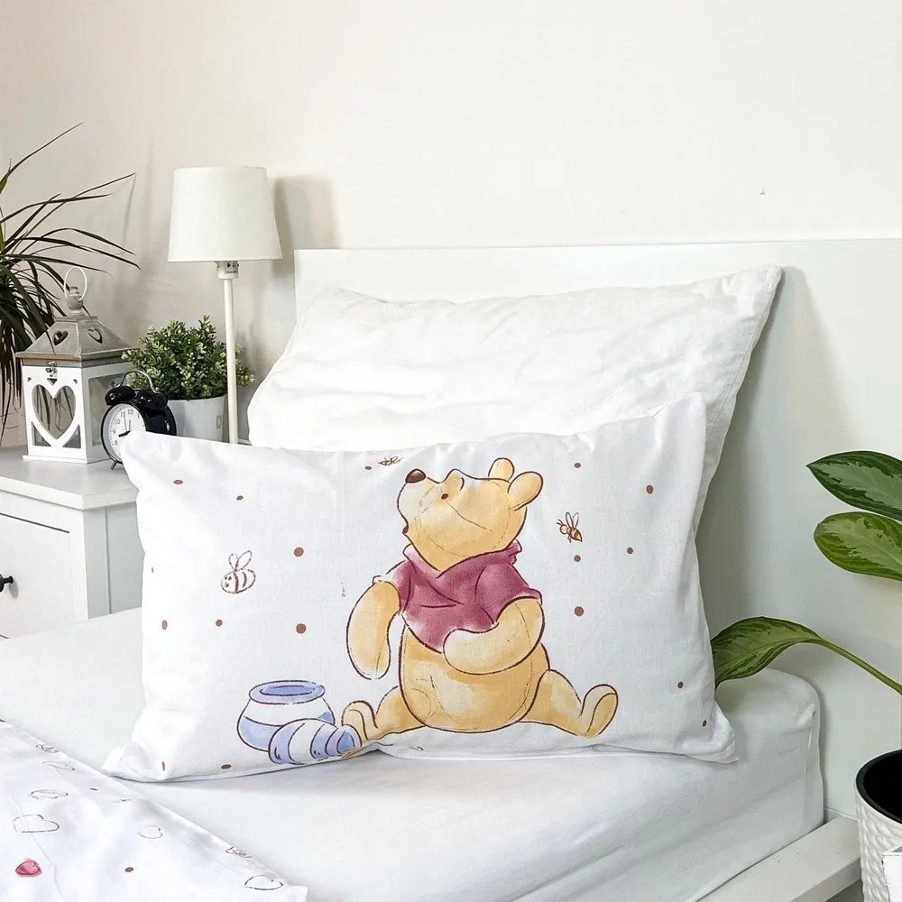 Biała bawełniana pościel dziecięca do łóżeczka 100x135 cm WTP "Birthday party" – Jerry Fabrics