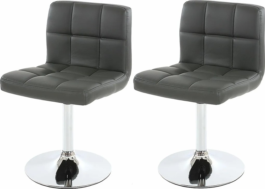 Krzesło do jadalni Cadiz (zestaw 2 sztuk),  szary