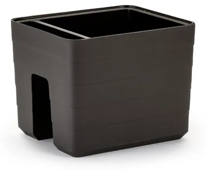 Plastia Skrzynka na kwiaty samonawadniająca Berberis 30, antracyt