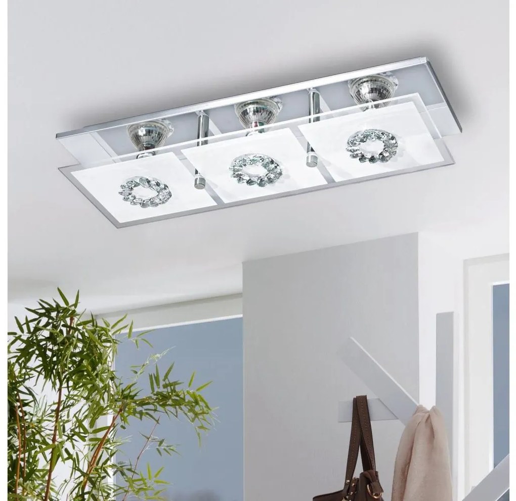 Eglo 93782 - LED sufitowa lampa RONCATO 3xGU10/3W/230V