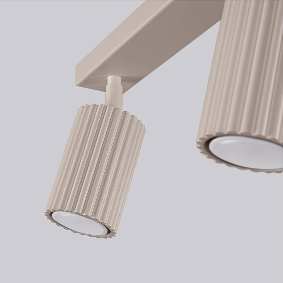 Szarobrązowa metalowa lampa punktowa 6,5x30 cm Gleam – Sollux