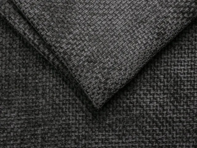 OUTLET Puf czarny szenil 92x95x43 Lupine od Micadoni