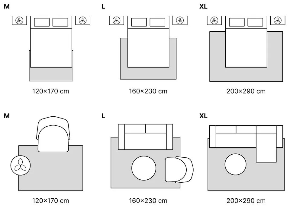 Beżowy dywan 200x290 cm Balaki Difuminada – Universal