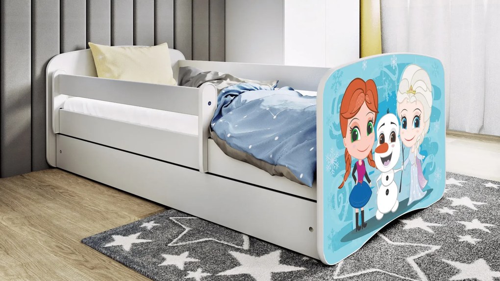 Łóżko dziecięce BABY DREAMS 140x70 kraina lodu KOCOT KIDS