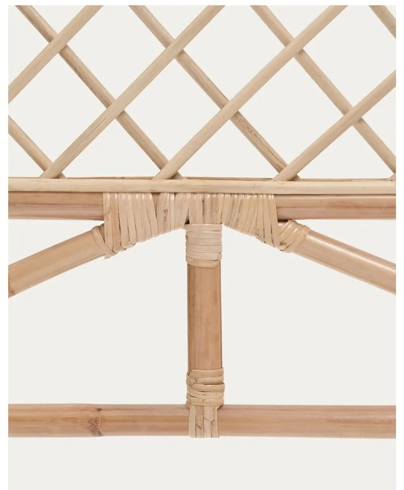 Rattanowy zagłówek w naturalnym kolorze 90x110 cm Citlalli – Kave Home