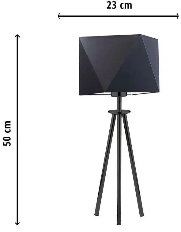 Mała lampka do salonu na stalowym stelażu - F5-L85