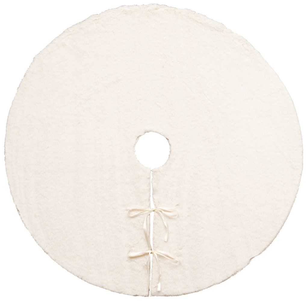 Futrzany dywanik pod choinkę, Ø 90 cm