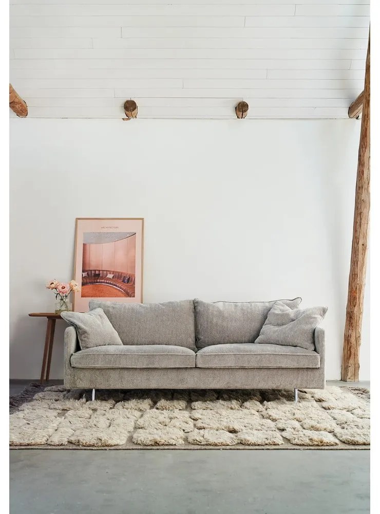 Jasnoszara sofa 216 cm Julia – Sits