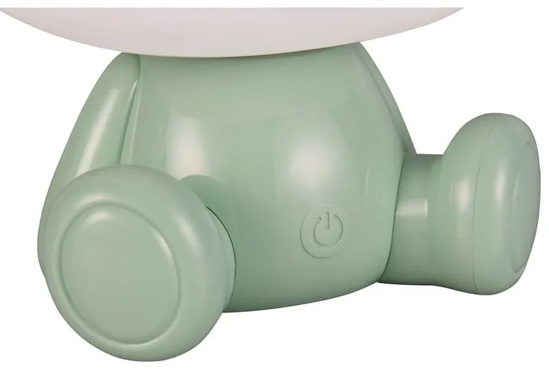 Zielona lampa dziecięca LED Hopper – Trio