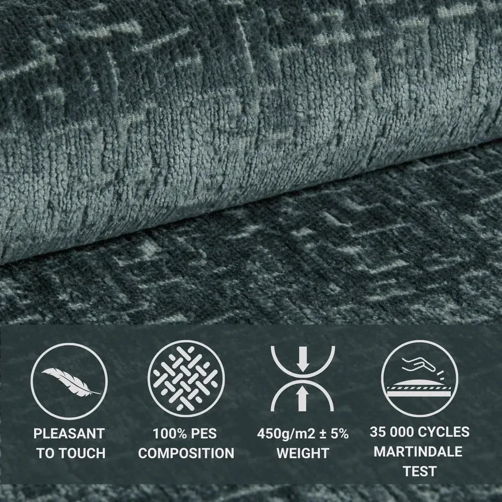 Niebieskie łóżko boxspring ze schowkiem 160x200 cm Passion – Maison de Rêve