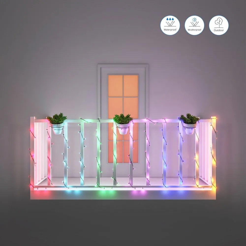 Inteligentna zewnętrzna taśma świetlna LED 15 W – WiZ