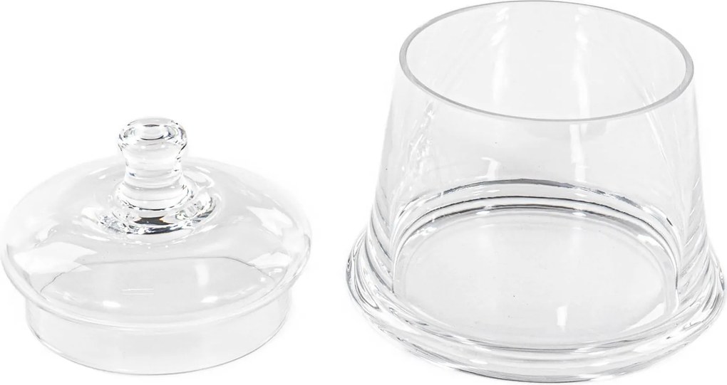 Szklany pojemnik na ciastka, przechowywanie słodkości, Ø 13 cm