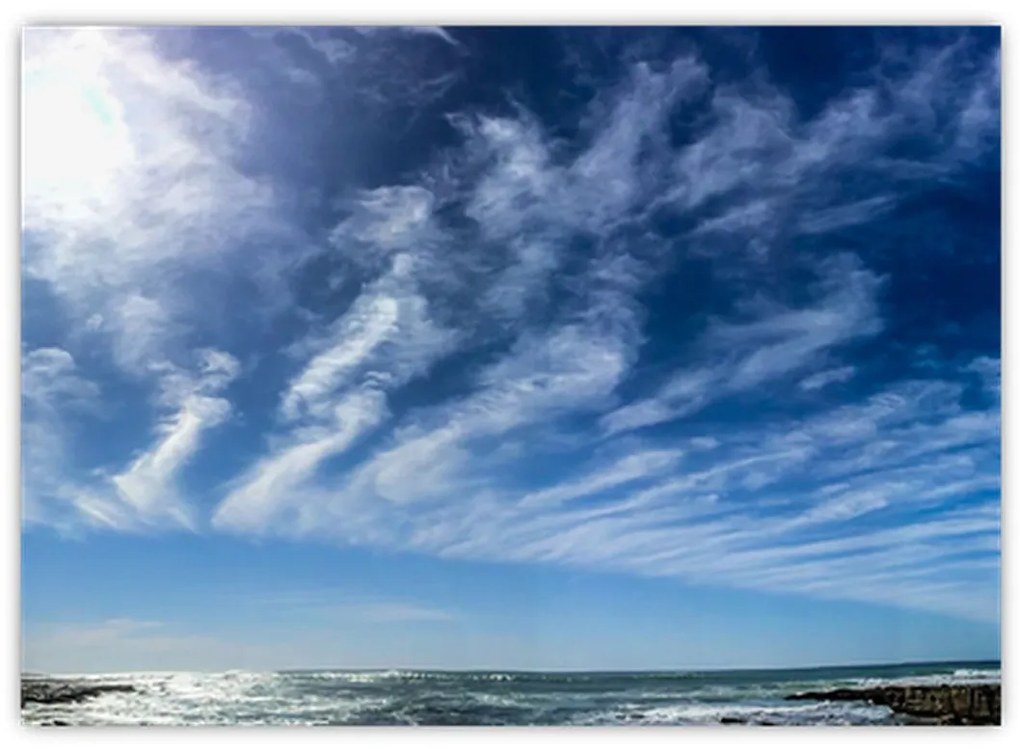 Obraz na szkle nieba z chmurami (70x50 cm)