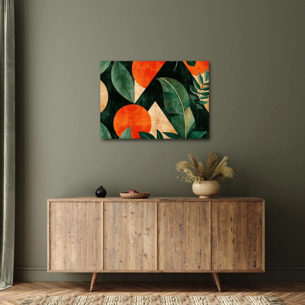 Obraz - Geometryczne motywy naturalne II. (70x50 cm)