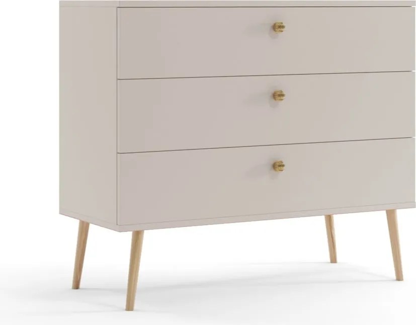 Komoda z szufladami 100 cm KASZMIR boho styl do sypialni pokoju salonu
