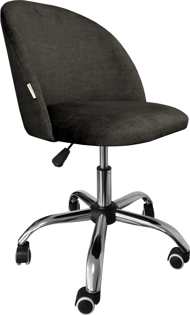 Fotel obrotowy COLIN krzesło biurowe fotel ergonomiczny do biurka : Kolor Stelaża - Chrom, Kolor tkaniny - VOGUE - VOGUE 17, Typ siedziska - Siedzisko obrotowe 360°, Typ tkaniny - Vogue