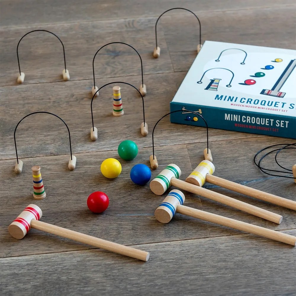 Krykiet stołowy Mini Croquet Set – Rex London