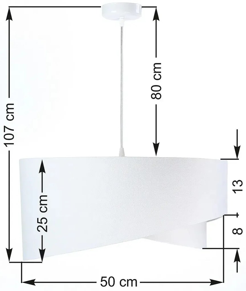Lampa wisząca GEMSTONE błękitna/biała BPS KONCEPT