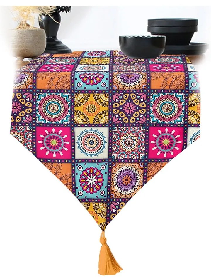 Bieżnik 45x140 cm Mandala Tiles – Minimalist Cushion Covers