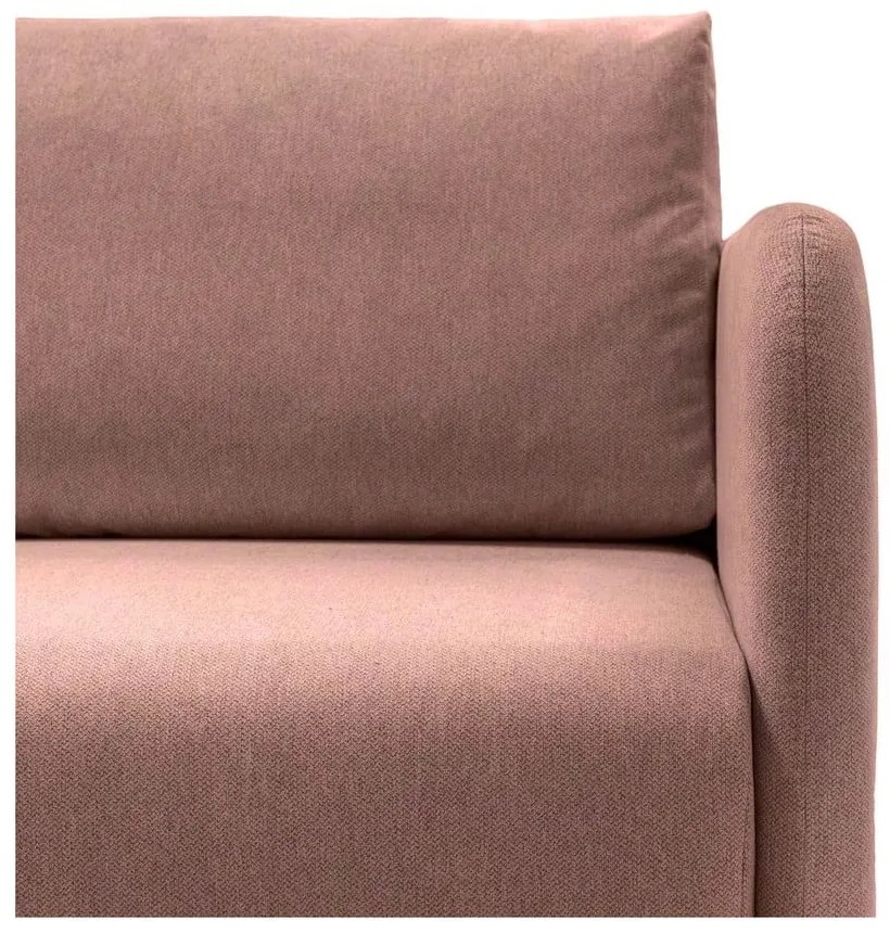 Różowa rozkładana sofa 220 cm Chaum – Rodier