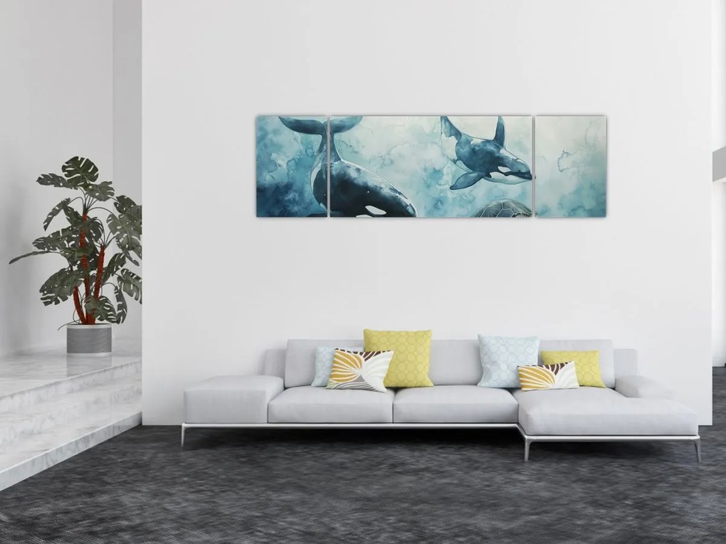 Obraz - Malowidło podwodne (170x50 cm)