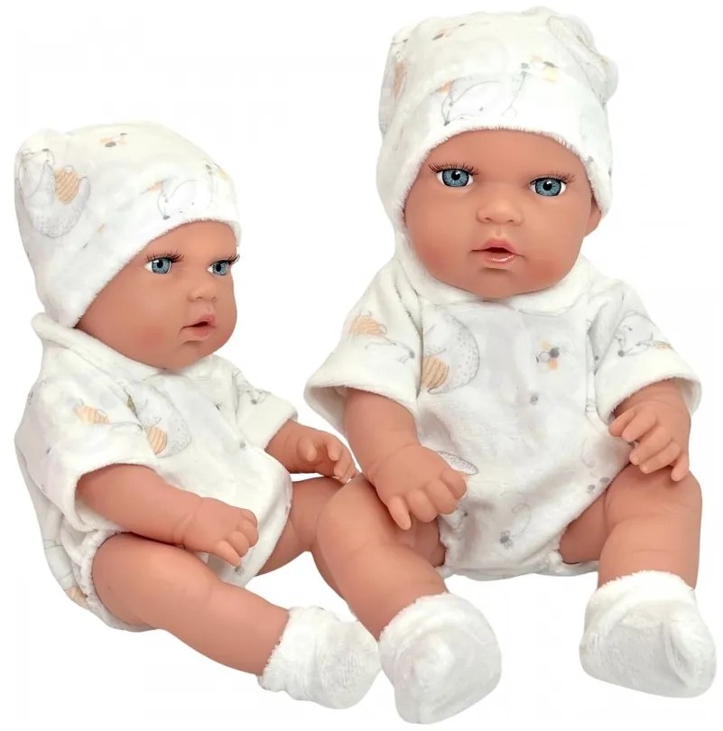 Woopie royal zestaw lalka bobas 30,5 cm + nosidełko różowe