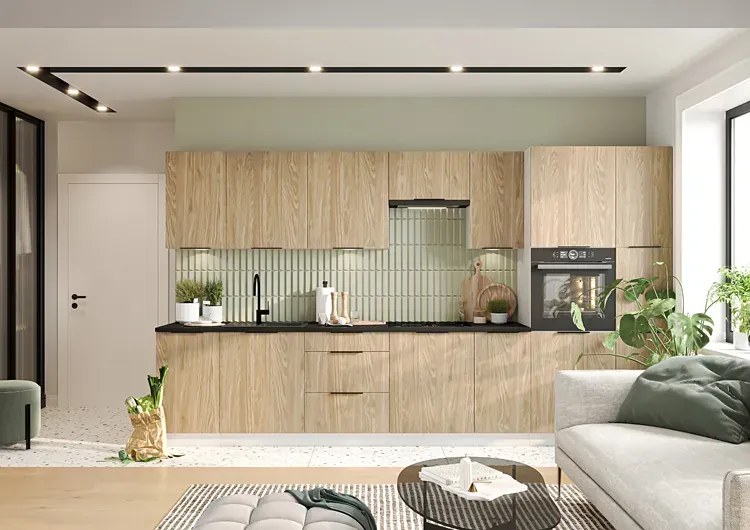 Dolna szafka kuchenna z szufladą beż piaskowy L4-P62